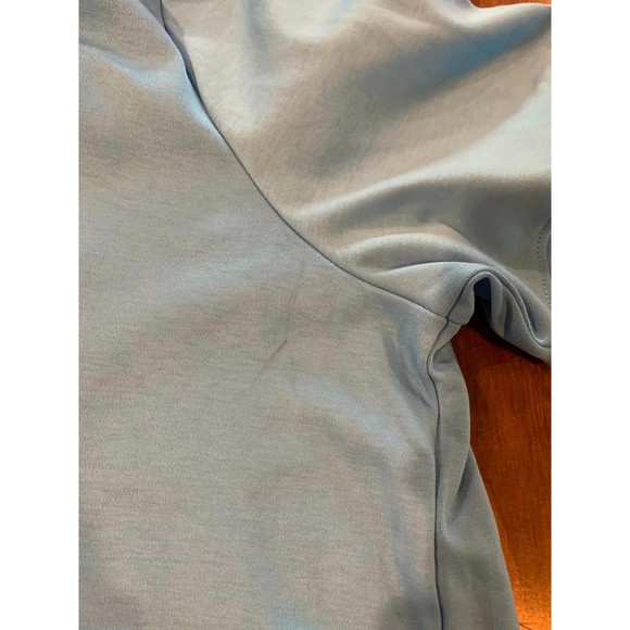 Lot of 2 XL Lands End Polo Shirts Super-T Tailored Fit Blue Light Blue EUC - Picture 4 of 4
